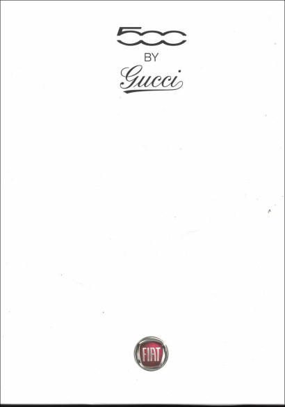 Catalogue FIAT 500 GUCCI | FIAT05 |
