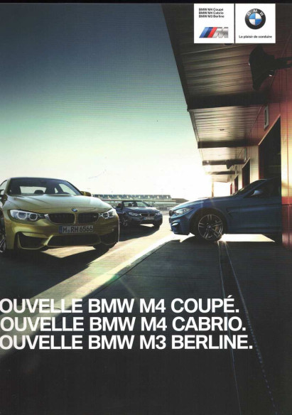Catalogue BMW M3 et BMW M4 (2014) Français | BMW184 - ref: 4 11 999 339 63 2 2014 BB |