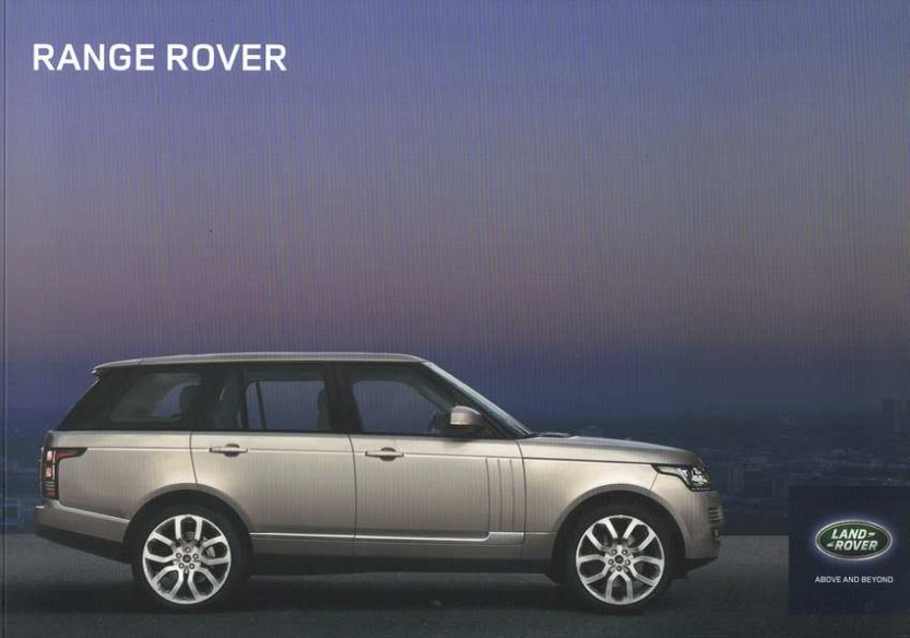 Catalogue RANGE ROVER (HSE, VOGUE, AUTOBIOGRAPHY) 2012 - Français | RAN4 - Ref: LRML 4049/12 |