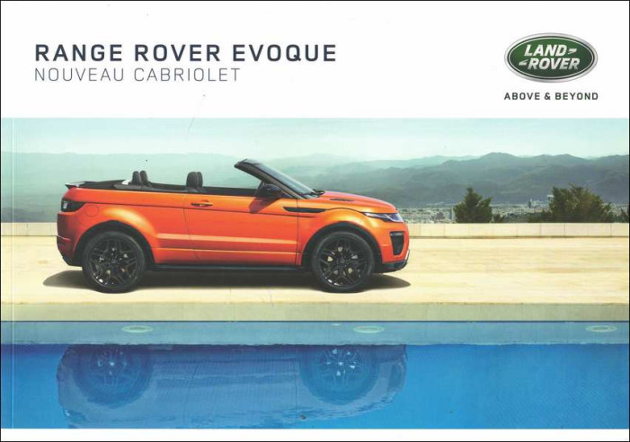 Catalogue RANGE ROVER EVOQUE (2015) Français | RAN5 - Ref: LRML 4986/15 |