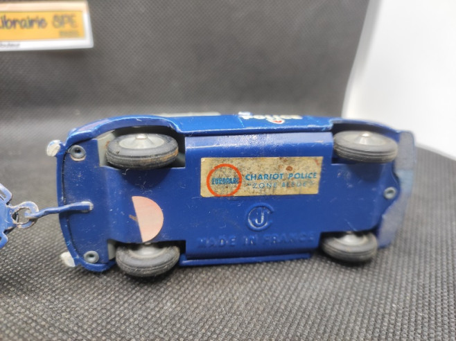 RENAULT COLORALE CHARIOT POLICE " ZONE BLEUE"- C.I.J - N° 3/65 - 1/43 | Renault Colorale Chariot Police " Zone Bleue " - 3.65 |