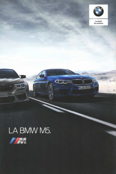 Catalogue BMW M5 et M5 compétition (2019) Français | BMW189 - Ref: 4 11 005 115 63 1 2019 CB |