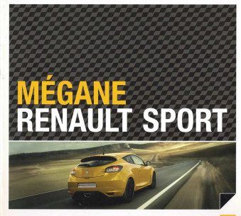 Brochure RENAULT MEGANE SPORT 2009 | REN29 - Ref: FR 77 11 208 192 |