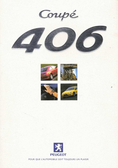 Brochure PEUGEOT 406 COUPE (1999) Français | PEU69 - Ref: 1 E 9922/4-99 |
