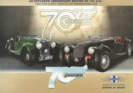 Brochure MORGAN Edition of 142 4/4s (2006) Anglais | MOR3 - Ref: 4/4 |