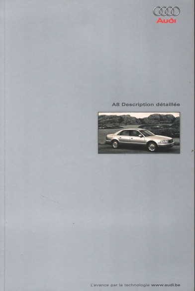 Brochure AUDI A8 (06/2001) Français | AUDI111 - Ref: 133/1102.80.45 |