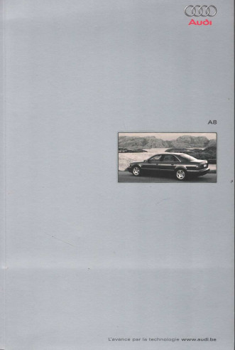 Brochure AUDI A8 (06/2001) Français | AUDI111 - Ref: 133/1102.80.45 |