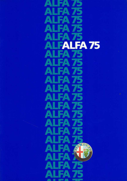 Brochure ALFA ROMEO 75 | ALF38 - Ref: F/8511387 |