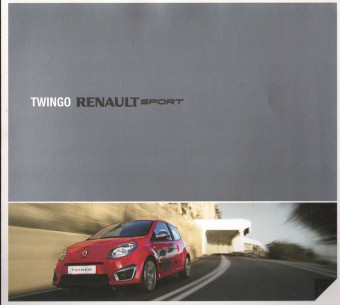Brochure RENAULT TWINGO SPORT (2008) Français | REN34 - Ref: 77 11 070 052 |