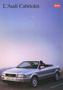 Brochure AUDI CABRIOLET (1993) Français | AUDI113 - Ref: 220/1195.77.45 |
