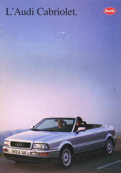 Brochure AUDI CABRIOLET (1993) Français | AUDI113 - Ref: 220/1195.77.45 |