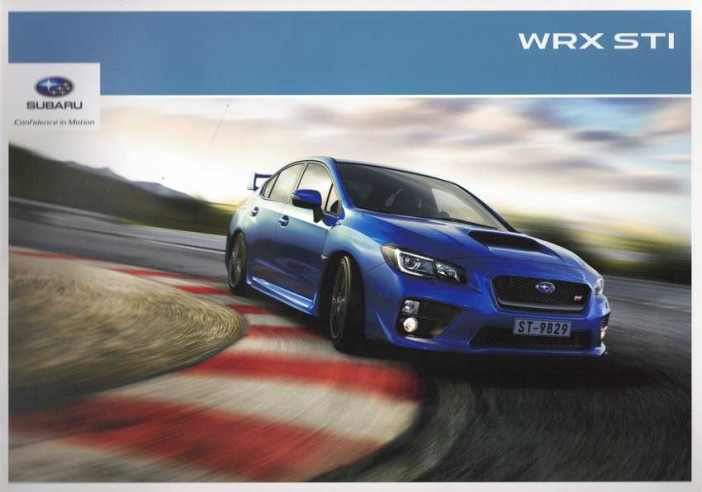 Brochure SUBARU WRX STI (2015) Français | SUB15 - Ref: F/6/15/5 |