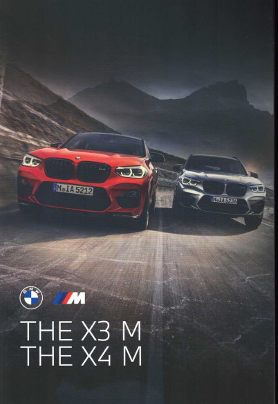 Catalogue BMW X3 M - X4 M (2020) Anglais | BMW195 - Ref: 4 11 015 117 36 1 2020 CB |