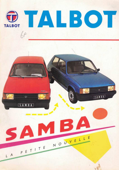 Brochure TABLOT SAMBA (Modèle 1982) Français | TAL05 - Ref: 1 A012 |