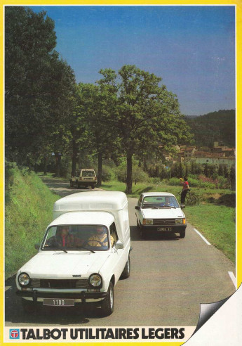 Brochure TABLOT UTILITAIRES LEGERS (Modèle 1983) Français | TAL08 - Ref: 1 X013 |