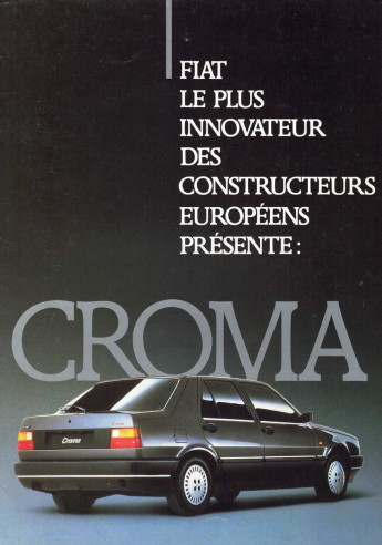 Brochure FIAT CROMA (1986) Français | FIAT30 - Ref: 520 240 |