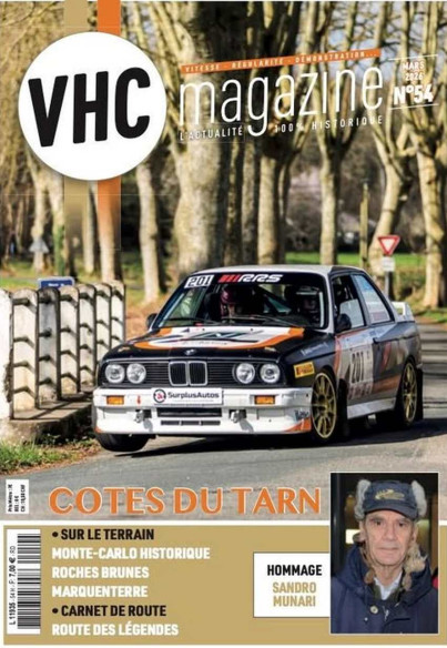 VHC Magazine N°54 Mars 2026 Hommage: Sandro MUNARI | VHC Magazine N°54 |