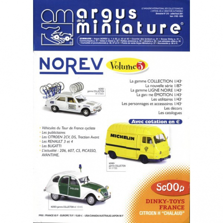 Argus de la miniature N°210 «Norev Vol.3» Juil/Aout 2001 | Argus Miniature 210 |