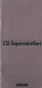 Brochure Fiat 131 Supermirafiori (1979) Français | FIAT38 - Ref: 2.0290 |