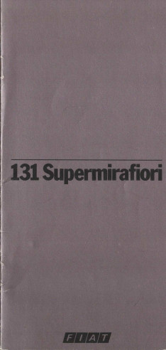 Brochure Fiat 131 Supermirafiori (1979) Français | FIAT38 - Ref: 2.0290 |