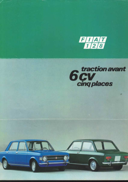 Brochure FIAT 128 Traction Avant 6cv - Français | FIAT42 - Ref: 128-6CV |