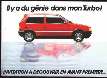 Brochure FIAT UNO TRUBO (1985) Français | FIAT55 - Ref: 520 211 |