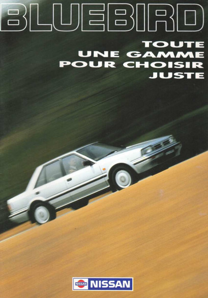 Brochure NISSAN BLUEBIRD (1989) Français | NIS25 - Ref: CATBBNMUK |
