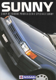 Brochure NISSAN SUNNY 1600 SLX Série spéciale - Français | NIS19 - Ref: XSUSPECIAL |