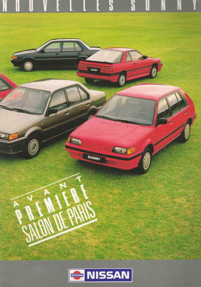 Brochure NISSAN Nouvelle SUNNY (E13S / E16S ) Français | NIS11 - Ref: X SA LONSUNY |