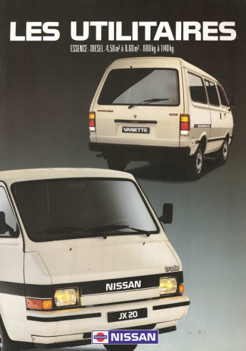 Catalogue NISSAN UTILITAIRES (VANETTE-JX 20) Français | NIS09 - Ref: XCATNXJX20 |