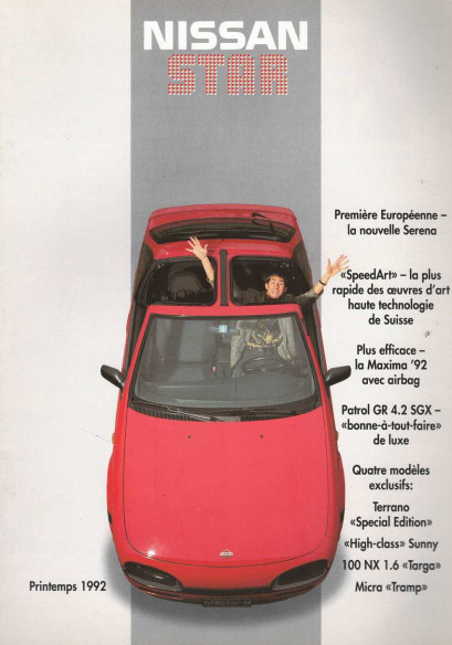 Brochure NISSAN "STAR" GAMME 1992 - Français | NIS05 - Ref: STAR92 |