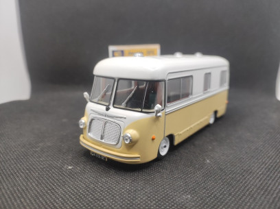 RENAULT 1400 KG HEULIEZ CAMPING CAR - IXO - N°14 - 1/43 | Renault 1400KG Heuliez Camping Car - 14 |