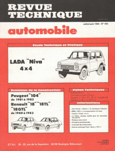 Revue Technique Automobile LADA NIVA - 4X4 | RTAANC435 |