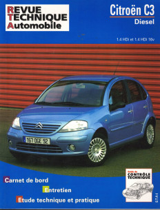Revue Technique Automobile CITROEN C3 DIESEL - 1.4 HDi et 1.4 HDi 16V | RTA664.1-OCCASION |