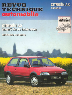 Revue Technique Automobile CITROEN AX ESSENCE 10, 11 et 14 | RTA478.6-OCCASION |