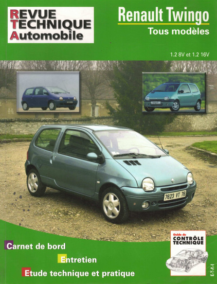 Revue Technique Automobile RENAULT TWINGO 1.2 8V et 1.2 16V | RTA558.6OCCASION |
