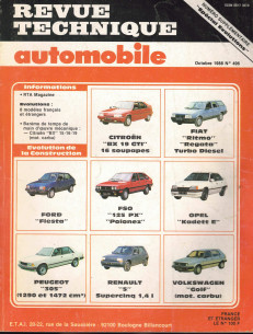 Revue Technique Automobile SPECIAL EVOLUTION de la CONSTRUCTION 1988 | RTAANC496 |