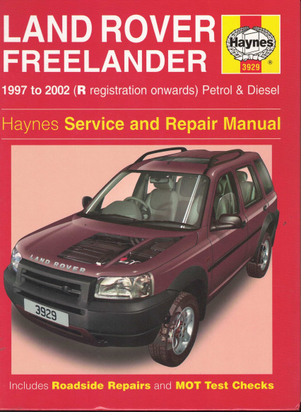 SERVICE and REPAIR MANUAL LAND ROVER FREELANDER 1997 to 2002 | 9781859609293 |