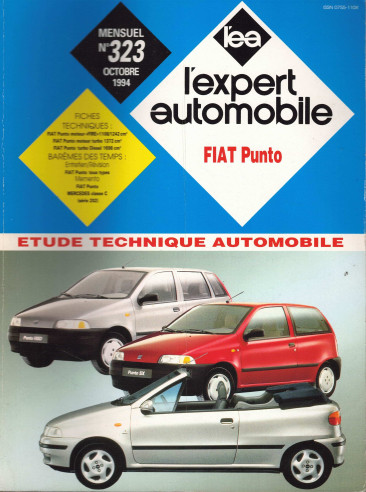Etude Technique Automobile FIAT PUNTO 3, 5 PORTES et CABRIOLET | LEA323 |