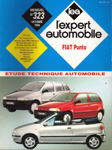 Etude Technique Automobile FIAT PUNTO 3, 5 PORTES et CABRIOLET | LEA323 |