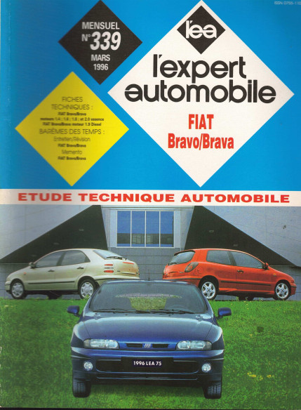 Etude Technique Automobile FIAT BRAVA et BRAVO - ESSENCE et DIESEL | LEA339 |