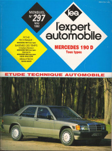 Etude Technique Automobile MERCEDES 190 DIESEL - 72ch, 90ch et 126ch | LEA297 |