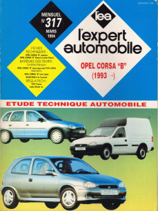 Etude Technique Automobile OPEL CORSA B ESSENCE et DIESEL - 3 et 5 PORTES | LEA317 |