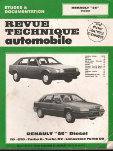 Etudes et Documentation RENAULT 25 DIESEL - 1993 | CIP4756 |