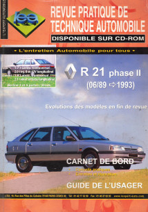Revue Technique Automobile RENAULT 21 Phase 2 06/1989 à 1993 - ESSENCE et DIESEL | LEA286 |