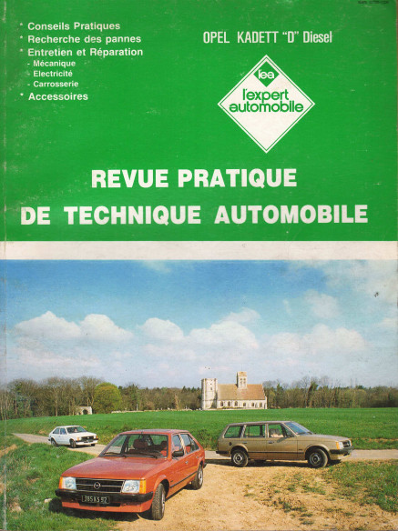 Revue Pratique de Technique Automobile OPEL KADETT D BERLINE et BREAK - 1986 | LEAKADETTD |