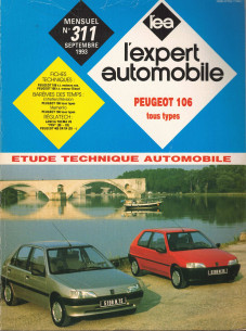 Etude Technique Automobile PEUGEOT 106 TOUS TYPES - 3,5 PORTES et SOCIETE | LEA311 |