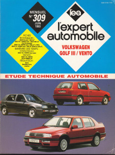 Etude Technique Automobile VOLKSWAGEN GOLF 3 et VENTO - INCLUS VR6 et GTI | LEA309 |