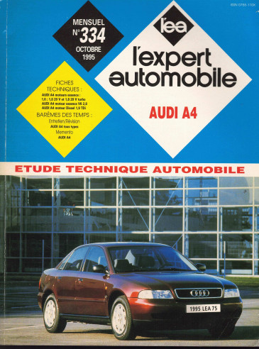 Etude Technique Automobile AUDI A4 ESSENCE et DIESEL - 1995 | LEA334 |