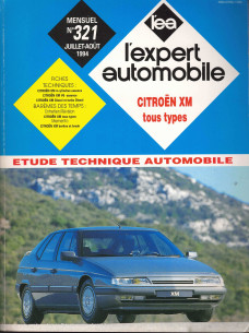 Etude Technique Automobile CITROEN XM - BERLINE et BREAK - 2.0L, V6, 2.1 TURBO D | LEA321 |